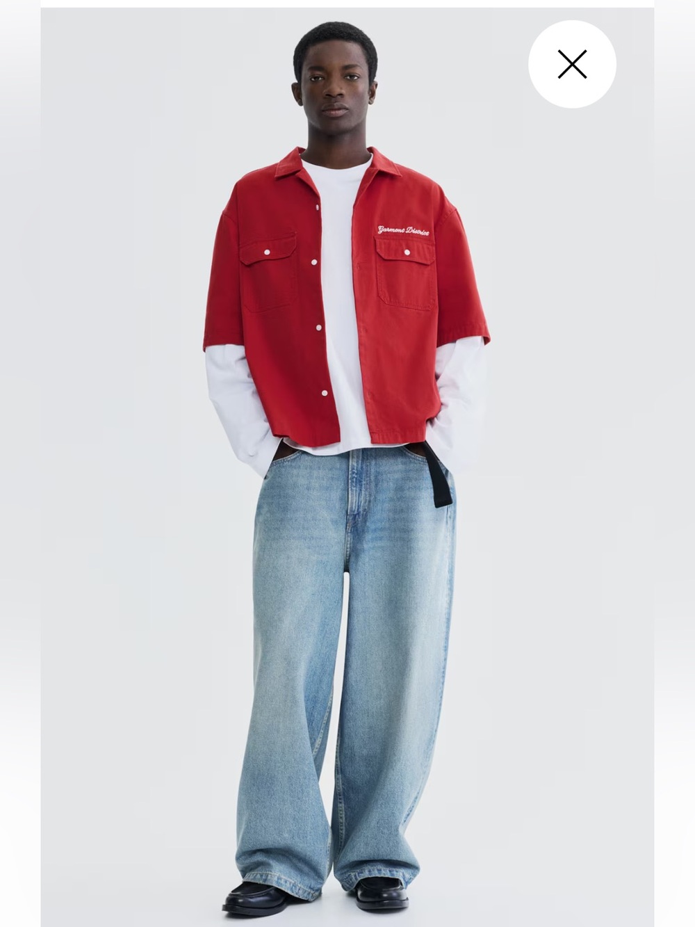 BNWOT H&M Baggy Jeans | Light Wash | 100% Cotton | Men’s 33x30